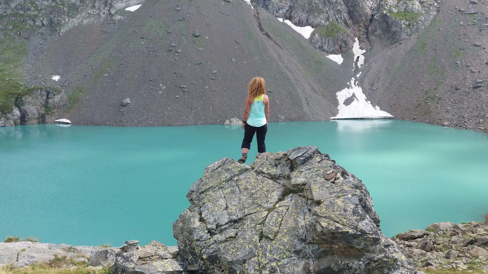 Lac Blanc at an altitude of 2,161m