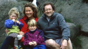 Alison Hargreaves and her family