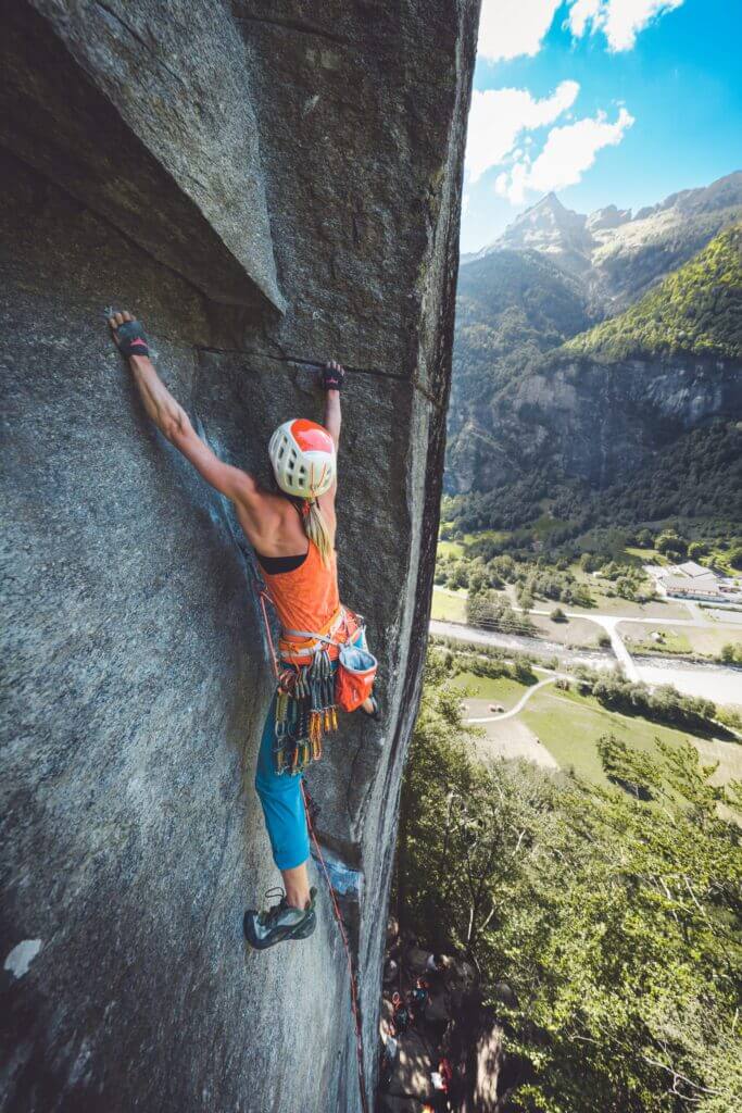 Climbing in Cadarese
Crack a Go Go 7a 
Photographer: Aleksandra Janiak