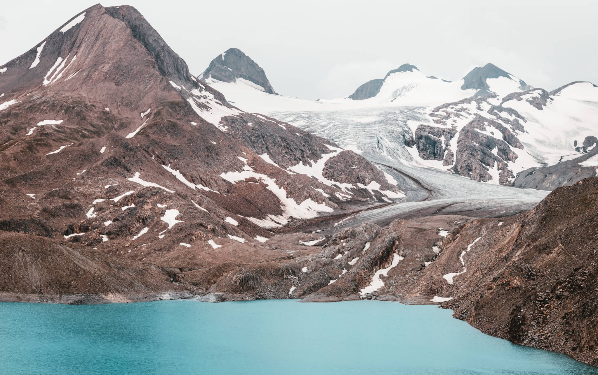 Impacts from climate changes are affecting glaciers and the surrounding ecosystems. 