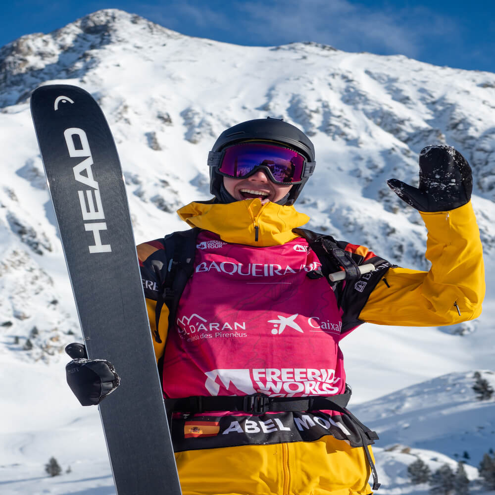 Spanish skier and hometown hero, Abel Moga, was voted Rider of the Day for the 2023 Baqueira-Beret Pro