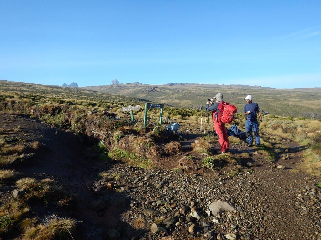 Sirimon Route, Mount Kenya