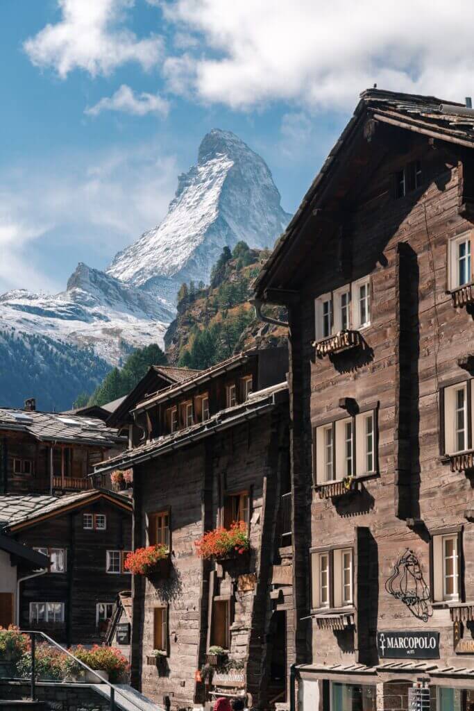 Swiss Alps - Matterhorn from Zermatt 