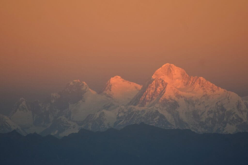 Makalu, Everest and Lhotse