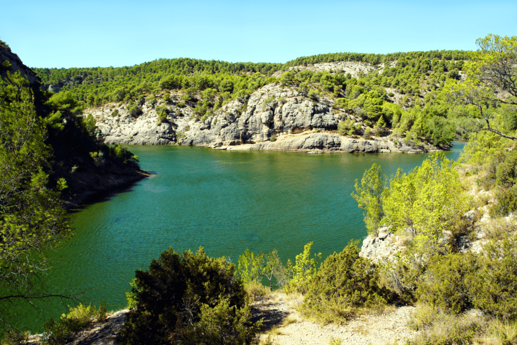 Vue sur le Lac Zola.