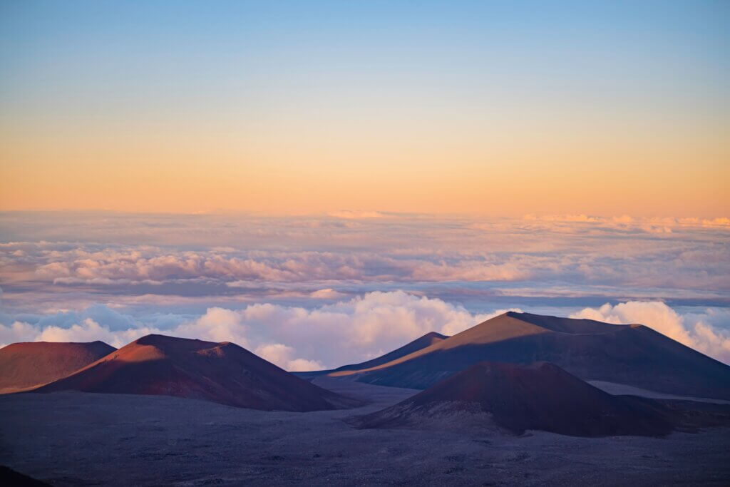 Mauna Kea Summit, above the clouds