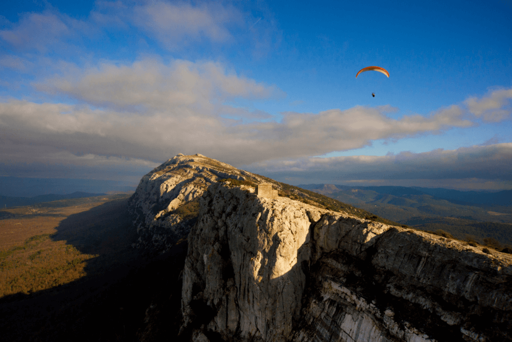 Parapente et randonnée au massif Sainte Baume.