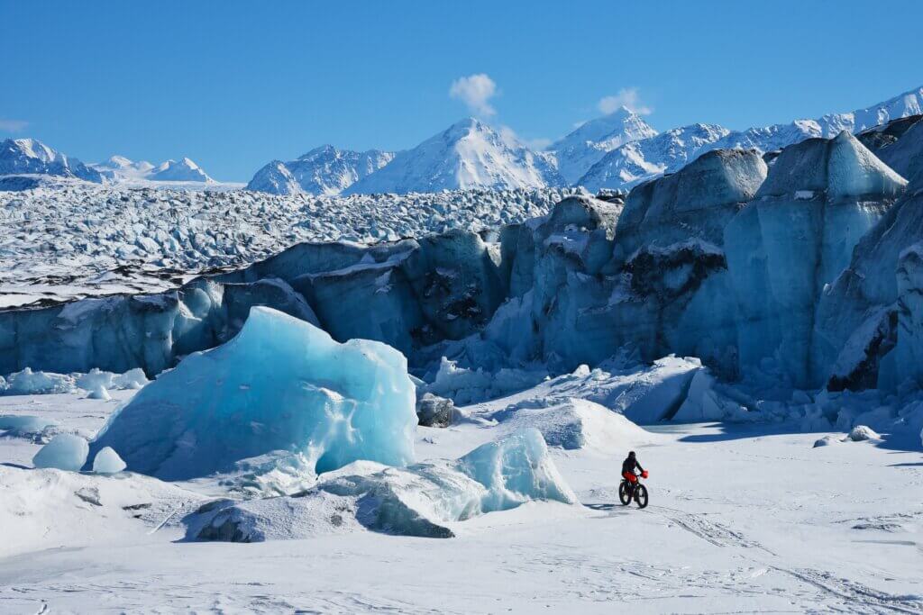 Fatbiking at Kink Glacier. - © Paxson Woelber on Unsplash