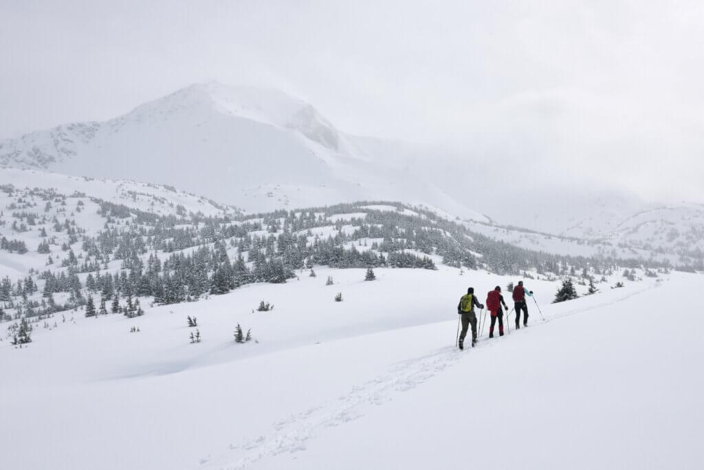 Skiing the classic Arctic to Indian backcountry traverse through Chugach State Park - © Paxson Woelber on Unsplash