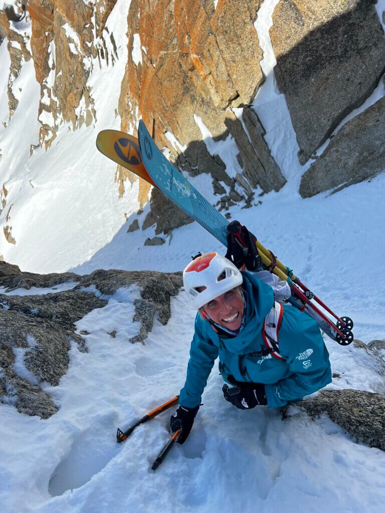 Fay Manners, Aiguille d'Argentière, Stratonphérique - © Tom Lafaille