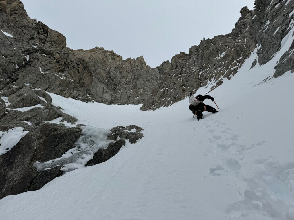 Tom Lafaille and Fay Manners in the Argentière Bassin - © Fay Manners